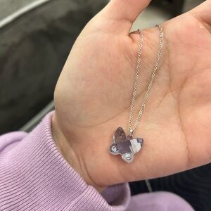 Swarovski butterfly necklace